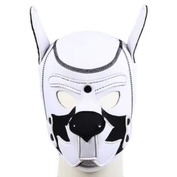 Kinky Puppy Cagoule PUPPY FOX Néoprène Noir-Blanc